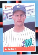 Al Leiter RC Yankees Mets Blue Jays Cards Pick Your Card. rookie card picture