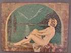 1930s Wooden Puzzle 310 p. (Reclining Nude)-MISSING 1 p.- INTRICATE CUT-Art Deco — photo 1