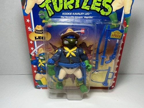 Kookie Kavalry Leo Teenage Mutant Ninja Turtles TMNT 1992 UNPUNCHED MOSC - Picture 2 of 5