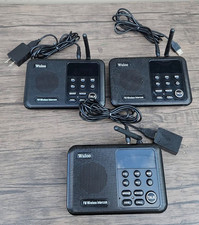 3 Pack Wuloo FM Wireless Intercoms MISSING ONE POWER BRICK A5