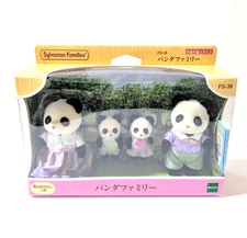 Sylvanian Families FS-39 Panda Family Small Dolls Set EPOCH Calico Critters NEW