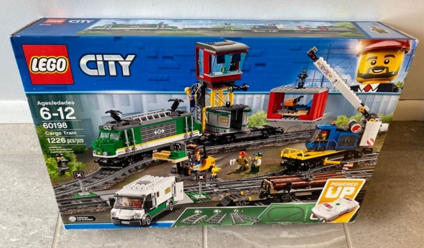 Lego City Cargo Train (60198) Remote Control Train Building Kit 1226 Pcs  Retired