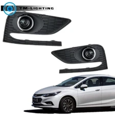 For 2016-2017-2018 Chevy Cruze Pair of Bumper Fog Lights Lamps w/Switch kits