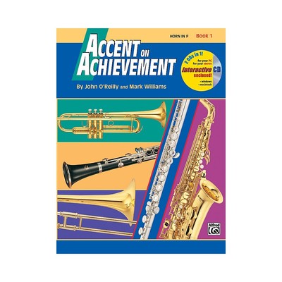 Alfred Accent on Achievement Book 1 Horn in F Book & CD