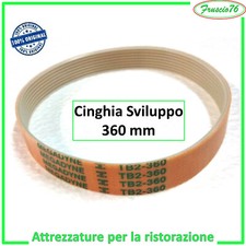 CINGHIA per AFFETTATRICE TB2 360 MEGADYNE di Ricambio 8 Nervature ricambi h 16 m