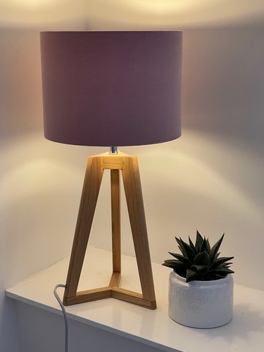Lampshade Blush Pink Velvet Brushed Silver Drum Light Shade - 第 11/22 張圖片