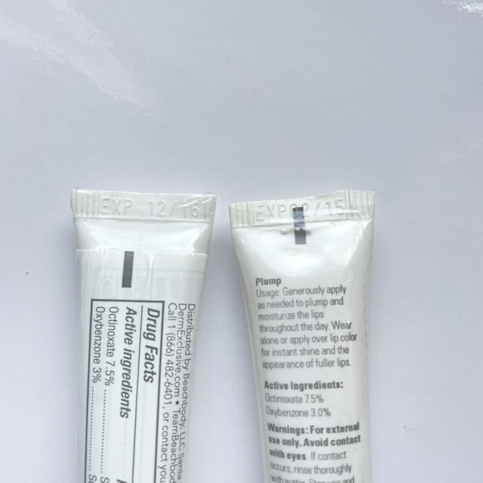 2x Derm Exclusive AM/PM Volume Lip Therapy 0.33 fl oz SPF 15 New Sealed Exp 2016 - Image 3 of 3