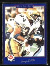 Greg Battle 1991 JOGO #163  Football Card