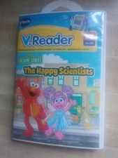 Sesame Street The Happy Scientists (V-Tech V.Reader 3-5 yrs ONLY Case and Game..
