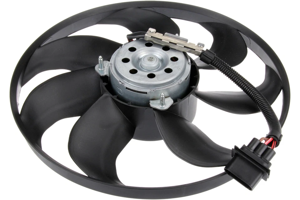 Conjunto ventilador refrigeración motor auxiliar izquierdo Volkswagen Jetta 2002-2005 URO Foto 4 de 4