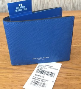michael kors electric blue wallet