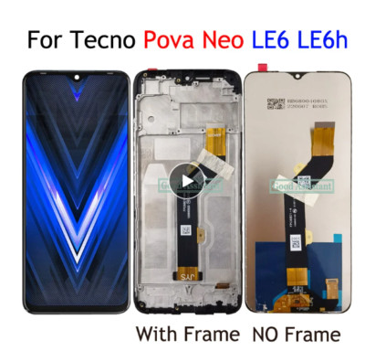 For Tecno Pova Neo LE6 LE6H Full LCD Display Touch Screen Digitizer Panel Assemb