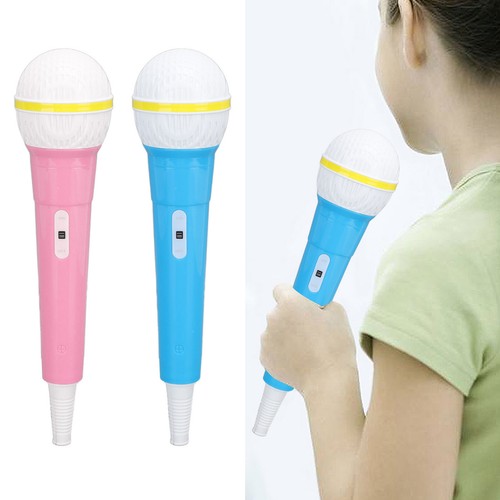 Fake Microphone Safe Odorless Simulation Microphone Prop Pretend Mic Toy