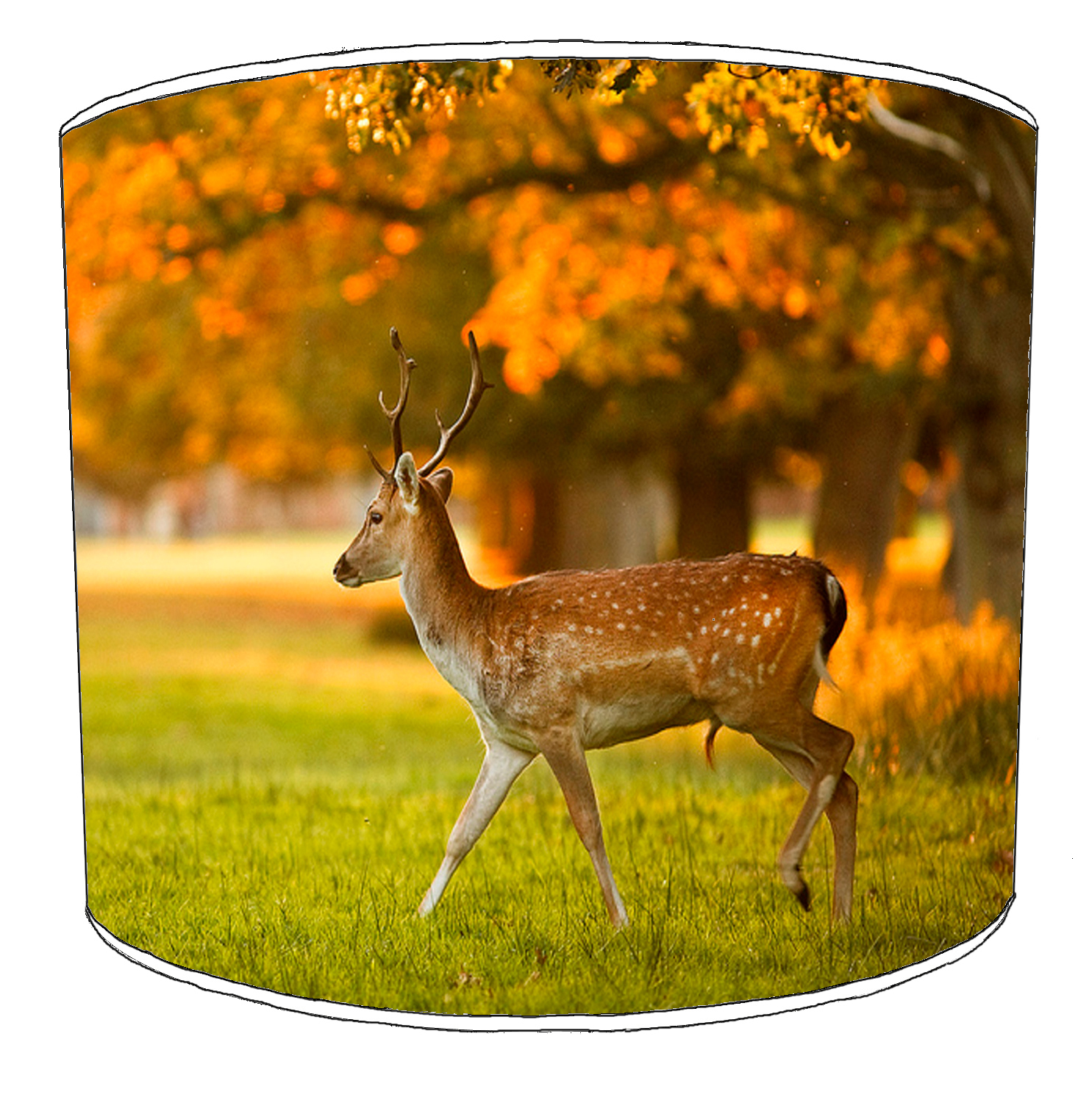 Hunting Scene Lampshades Ideal To Match Stag Home Decor, Deer & Stag