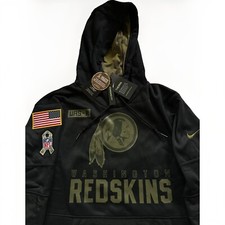 Washington Redskins NFL Nike Salute to Service Sideline Performance Hoodie-Sz S