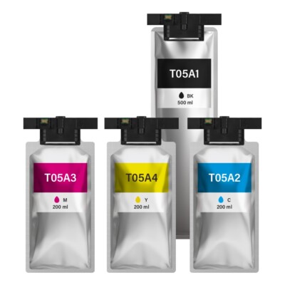 T05A1-A4 kompatible Tintenbeutel Patronen  für Epson WorkForce Pro WF-C878R