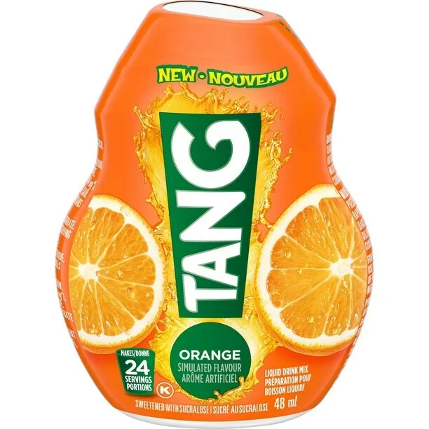 TANG ORANGE LIQUID DRINK MIX 2x48ml - MAKES 48 SERVINGS - SAFE AND