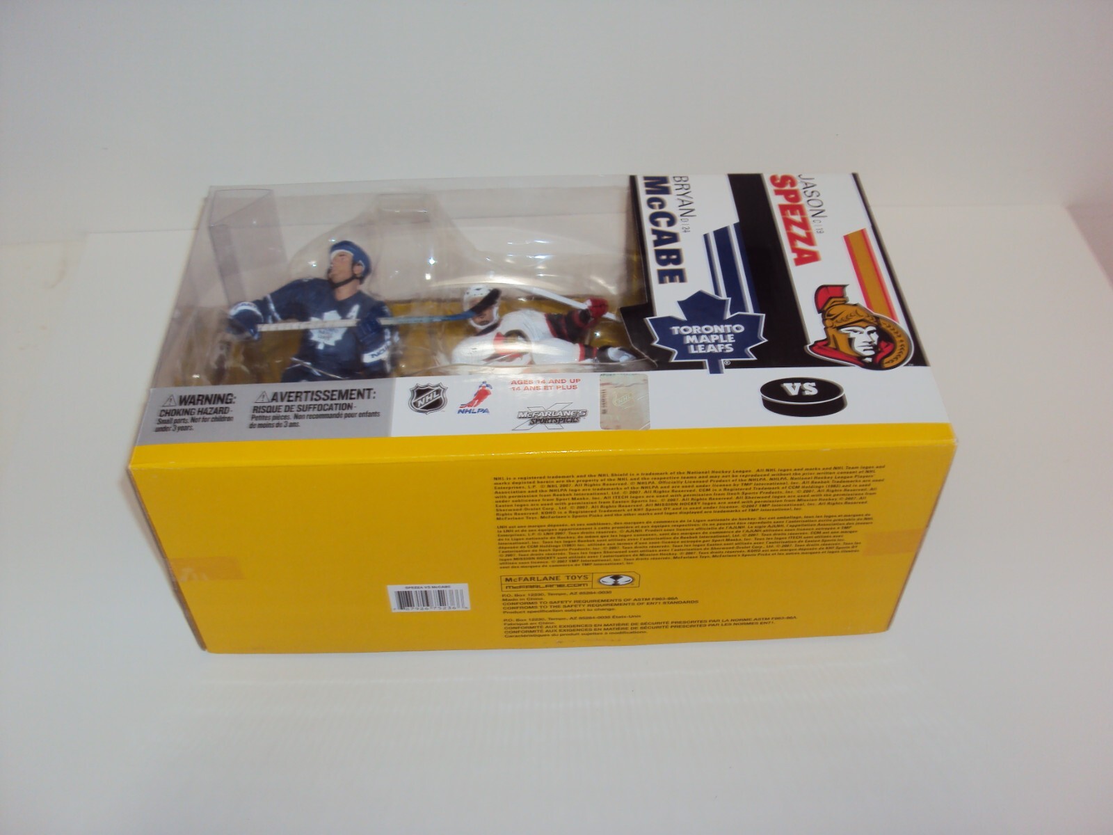 McFarlane Sports Picks 2007 NHL 2Pack 6"- Bryan McCabe / Jason Spezza