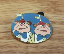 Genuine Disney Cast Lanyard Series - Tweedle Dee & Dum Collectible Trading Pin