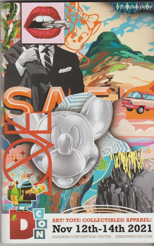 DesignerCon DCon Program Booklet 2021 Art Toys Apparel Anaheim Convention Center