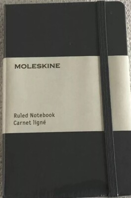 MOLESKINE 2er Set Notizbuch ''Pocket'' Hardcover 9 x 14 cm liniert in grau