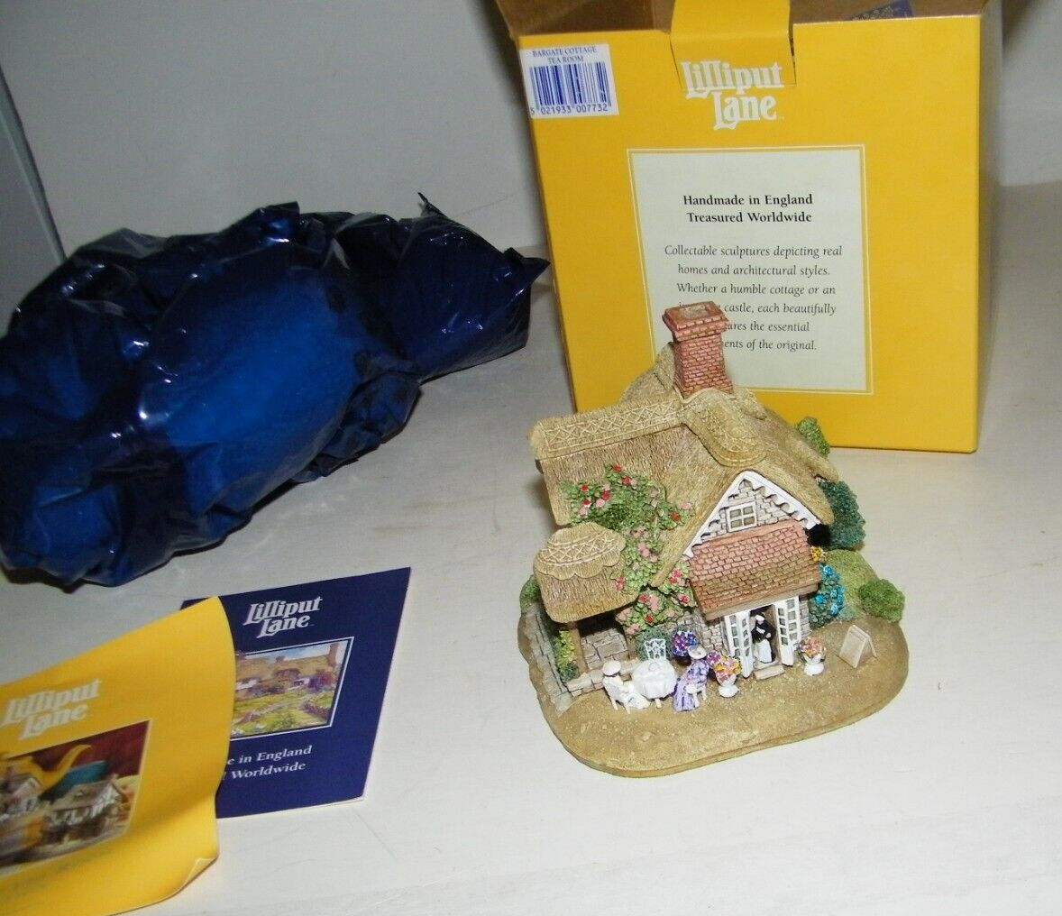 Lilliput Lane-Bargate Cottage Tea Room Original Box & Papers