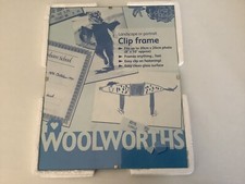 WOOLWORTHS LANDSCAPE OR PORTRAIT GLASS CLIP FRAME 8ins x 10ins