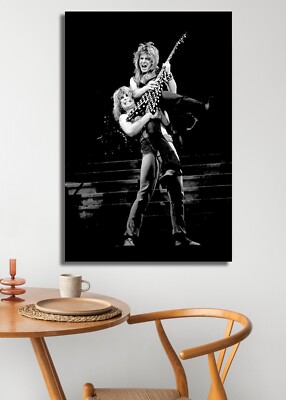 Randy Rhoads Poster 24x36 Inch Live Concert Photo Rare Wall Art