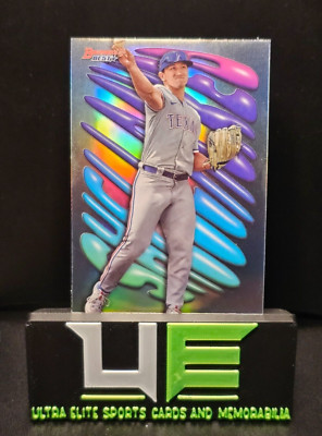 2023 Wyatt Langford Bowman's Best Baseball Shellacked Refractor #SH-19