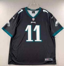 Carson Wentz Philadelphia Eagles Nike Color Rush Legend Jersey Men 2017 MVP #11