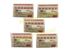 Pack of 5 Diadent Gutta Percha GP Points 4 Size 25 Box of 60 Fast Ship