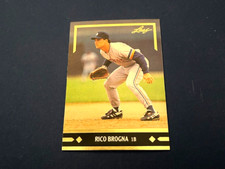 1991 Gold Leaf Baseball Rico Brogna Rookie Card #BC11 HOF Set Break NM