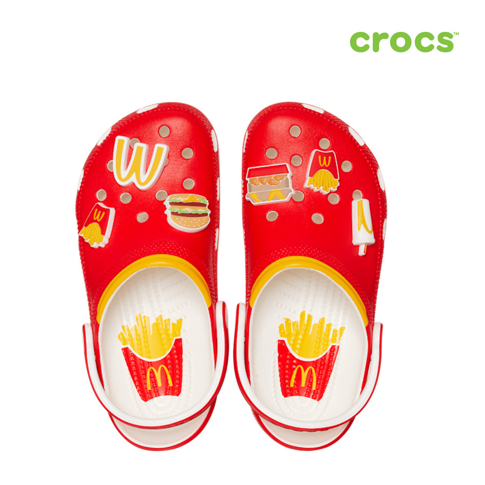 NEW CROCS MCDONALD'S X CROCS CLASSIC CLOG 209858-90H MULTI UNISEX