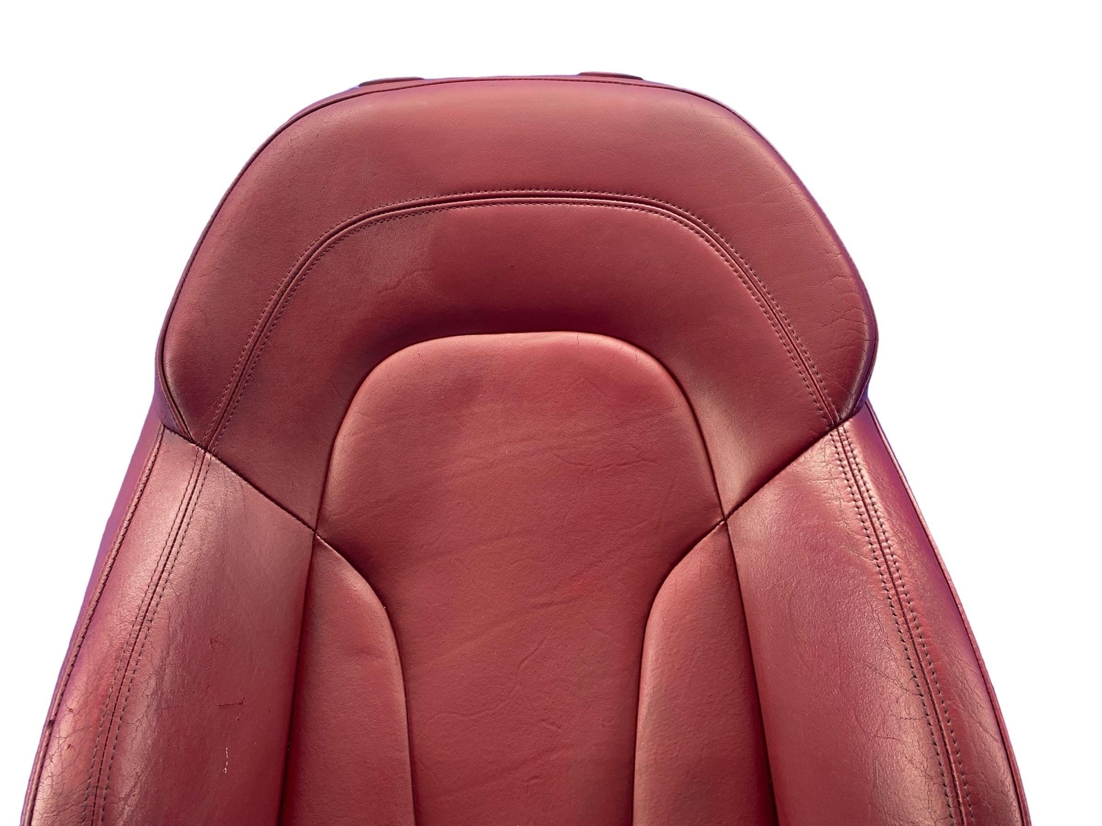 2011 2012 2013 AUDI R8 FRONT RIGHT UPPER SEAT CUSHION RED *WEAR*