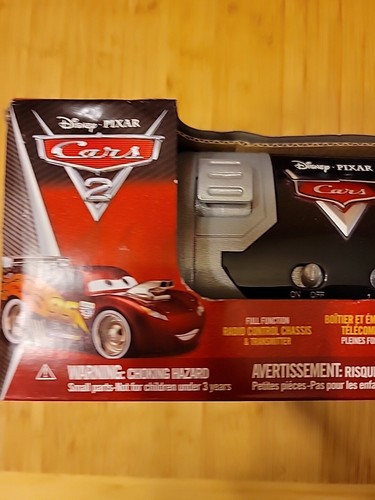 DISNEY PIXAR CARS 2 RIDEMAKERZ RADIO CONTROL CHASSIS & TRANSMITTER 27 MHz - Picture 6 of 8