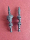 Chaos Space Marine 2 X VEHICLE TROPHY POLES - Bits 40K
