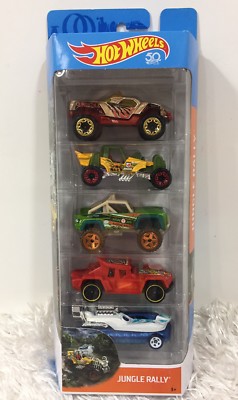 hot wheels jungle rally 5 pack