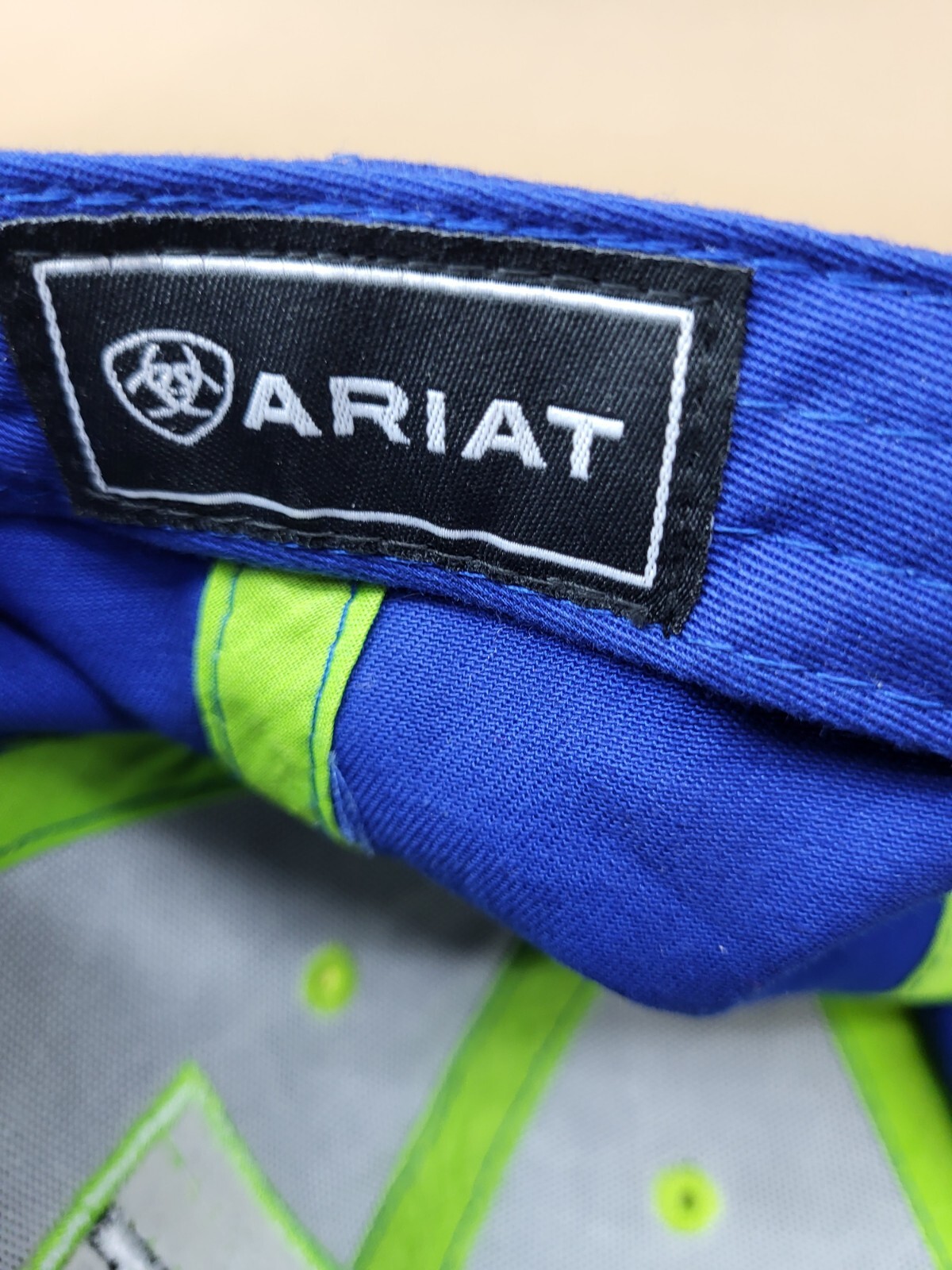 Ariat Baseball Cap Hat Strap Western Patch Blue A… - image 10