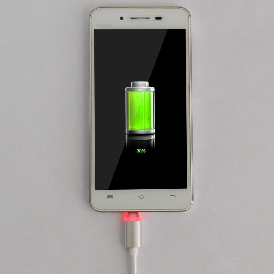 10FT LED Lit Charger Cable for Barnes & Noble NOOK COLOR Battery Cord Charge USB - Image 3 of 4