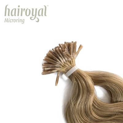 Hairoyal   Microring Extensions gewellt - indisches Remyhaar - 60 cm Länge