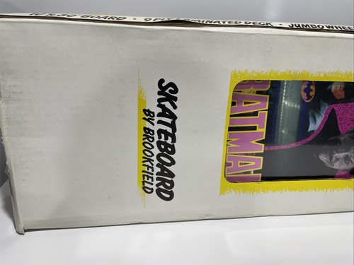 Batman Skateboard By Brookfield🔥UNUSED In Original Box -KEATON RARE - Picture 9 of 12