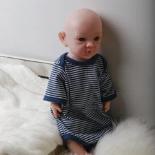 17" Reborn Elf Baby Dolls Full Body Silicone Baby Doll Newborn Birthday Gifts 