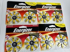 Energizer Hearing Aid Batteries - Size 10 Zinc-Air - New 16-Pack BB 4x