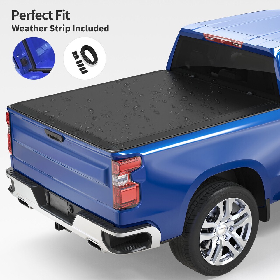 5FT Soft RollUp Bed Cover Tonneau Cover for 20202024 Jeep Gladiator