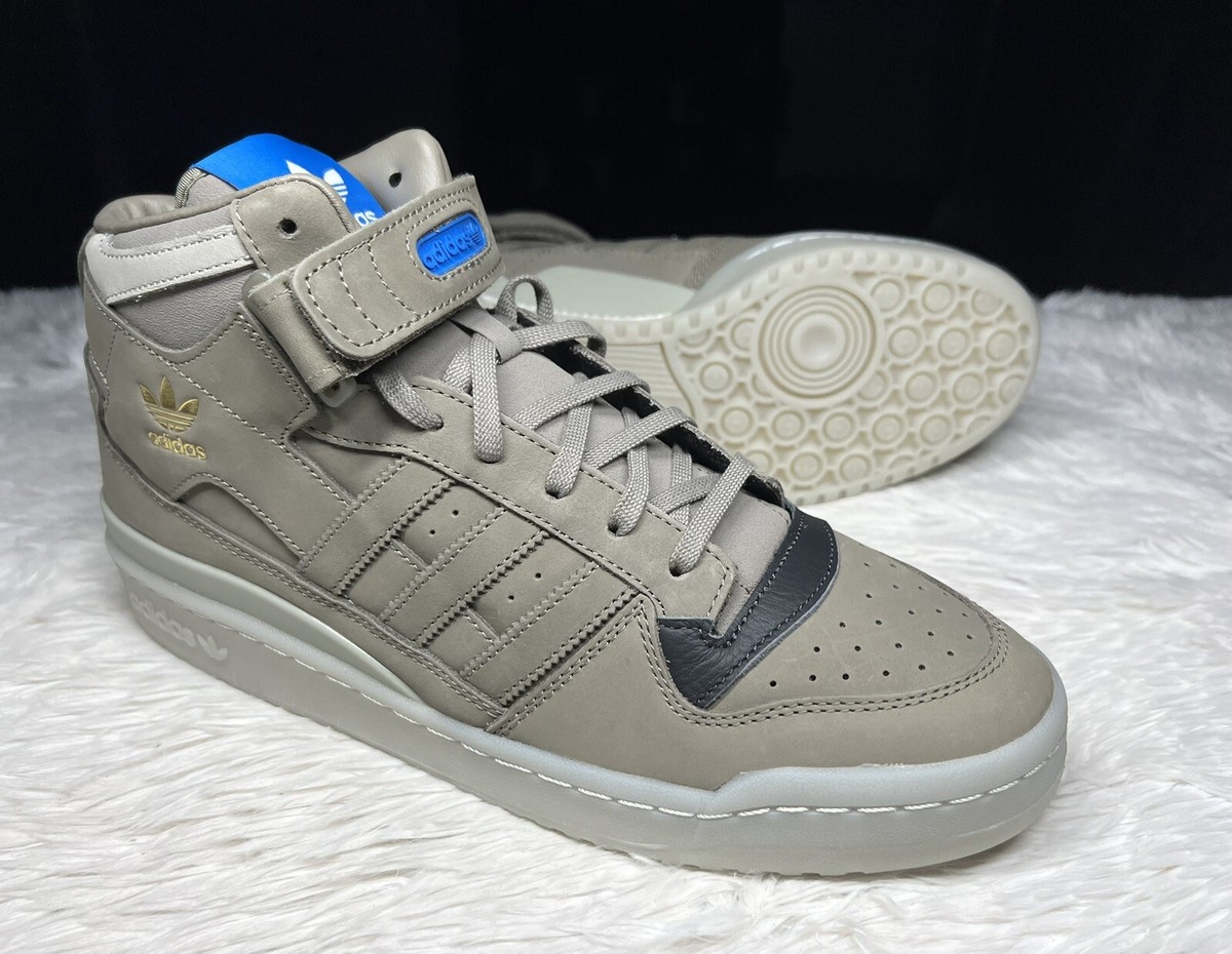 Adidas Forum Mid High Strap Clay Gray Sesame Olive Khaki Bad Adidas Forum Mid High Strap Clay Gray Sesame Olive Khaki Bad