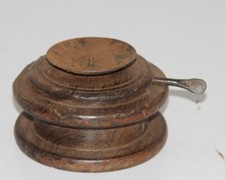 Antique Wooden Candle Holder Stand Decorative & Collectible