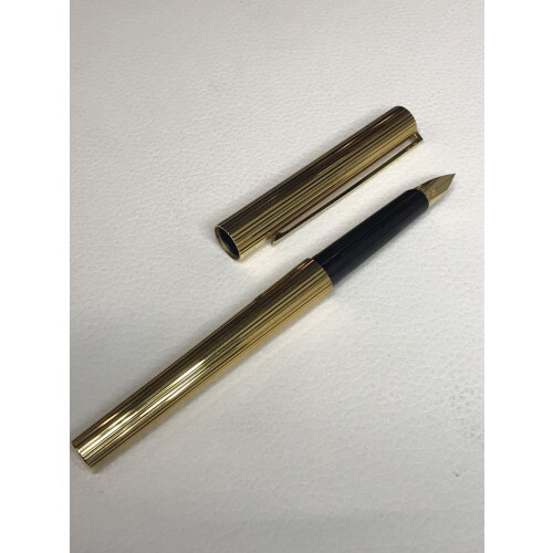 Stylo plume STDupont Dupont or 18 carats 750 - Photo 1/8