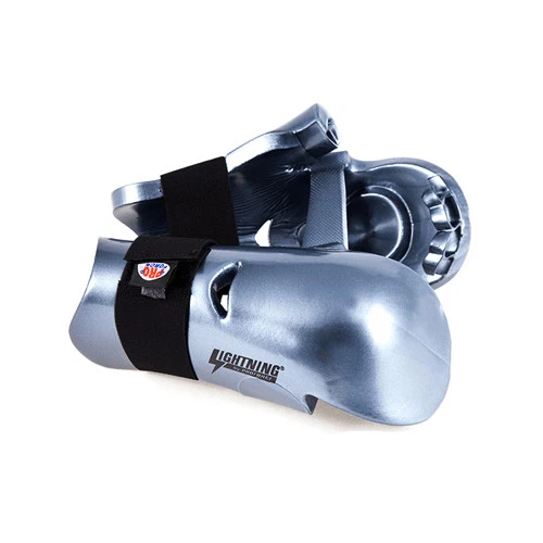 ProForce Lightning Karate Sparring Gloves Punches Kids Youth and Adult - Silver