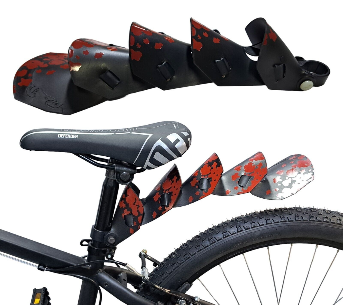 Parafango Posteriore Mtb Crud XL REAR Mudguard Mountain Bike MTB