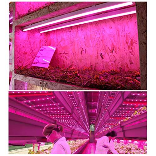 Monios-L T5 Grow Lights 4ft LED Plant Grow Light 120W 6 x 20W LED Grow Light